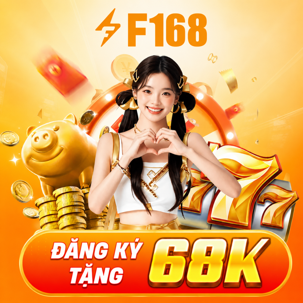 f168 đăng ký tặng 68K